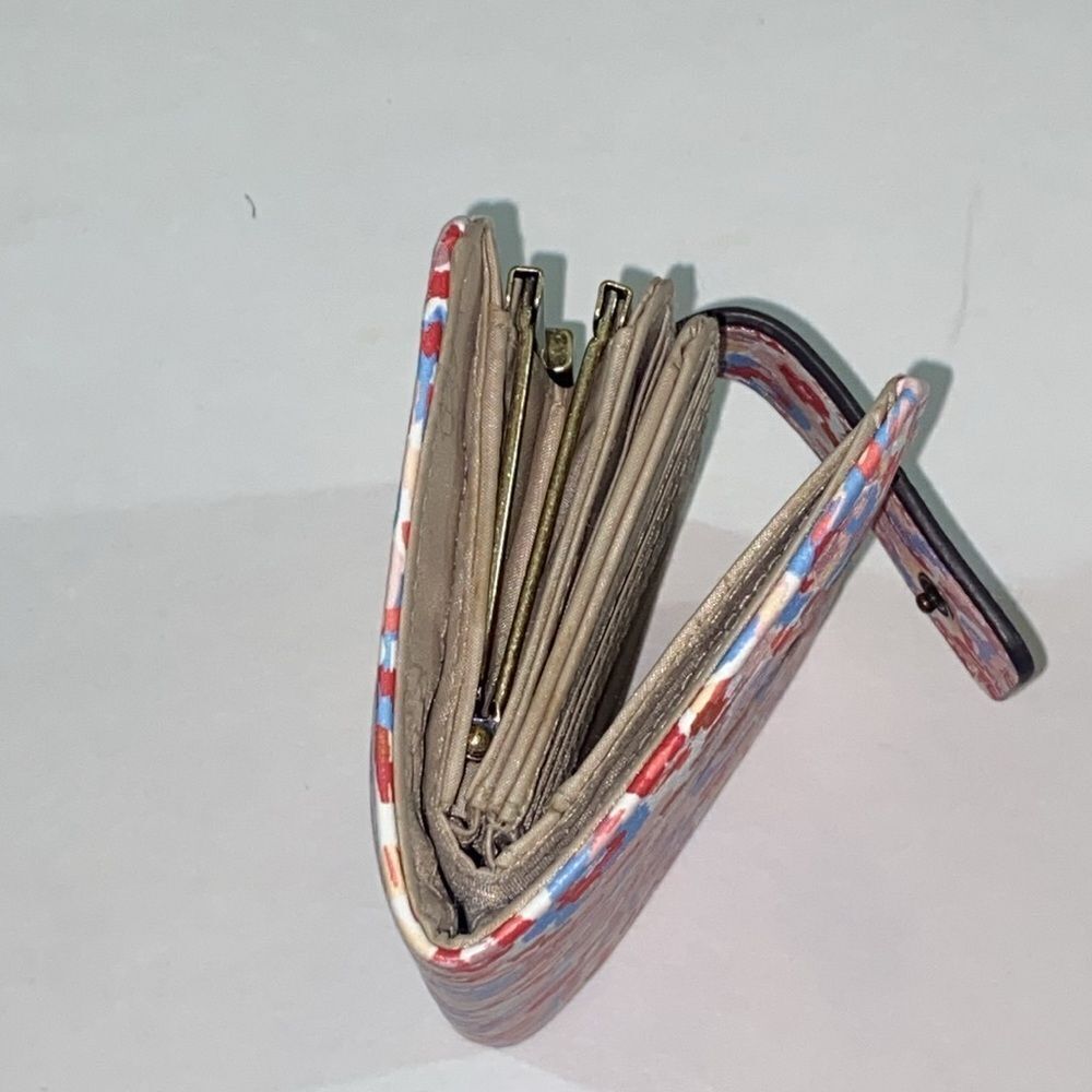 Multicolor Patterned Wallet - Picture 7 of 9